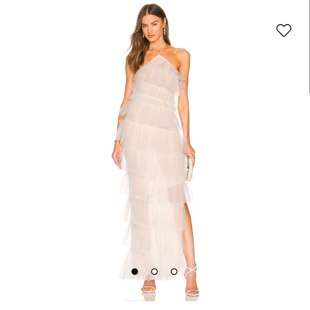 The Bar Henri Gown Tiered Maxi Dress
